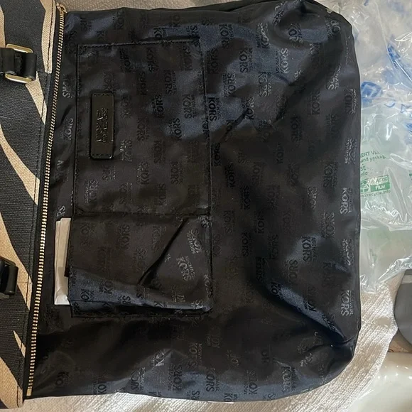 MICHAEL KORS - zebra print jet set studded tote - NWT - Picture 12 of 14